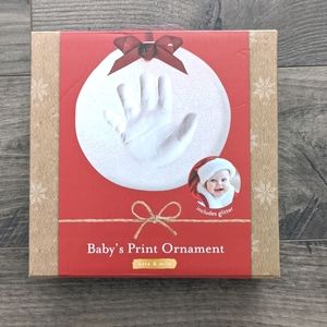 Baby Handprint Footprint Holiday Christmas Ornament Kit